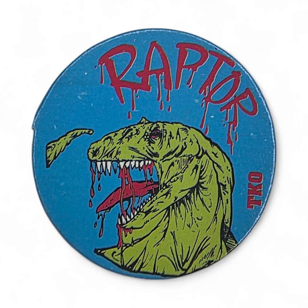 Vintage 90s TKO Raptor Pog Milk Bottle Cap